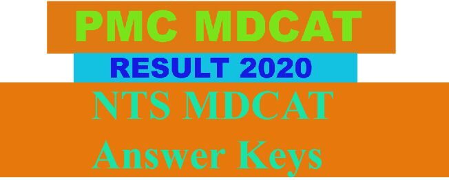 Pakistan Medical Commission MDCAT 2020 Result Answer key